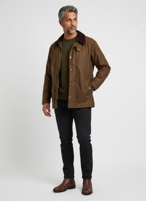 Barbour Bedale Waxed Cotton Jacket Size 34 (Small) RETAIL $415