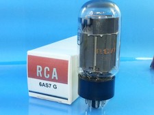 RCA 6AS7G 6080 VACUUM TUBE SINGLE MICA BOTTLE CRACK HEADPHONE HEAVEN