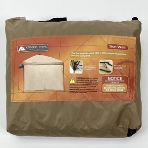 Ozark Trail Sun Wall for 10' x 10' Straight Leg Canopy Tan Color Gazebos Wall