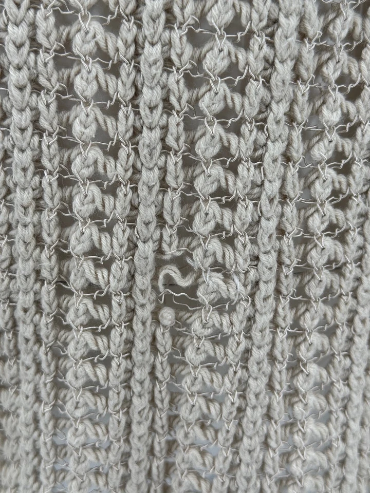 Suéter Calypso St Barth Mujer Pequeño Tejido Abierto Varinka Arena Bronceado Playa Neutro Foto 3 de 4