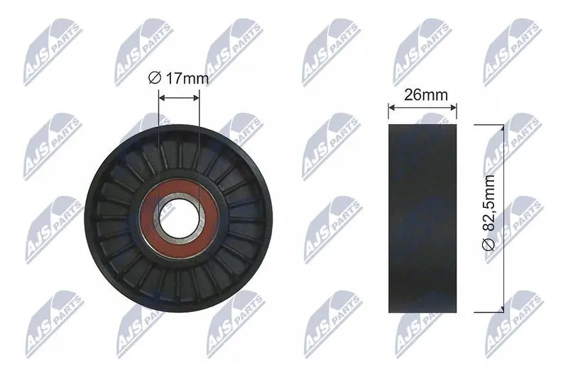 N.T.Y. RNK-HY-517.NTY Deflection/Guide Pulley, V-belt for HYUNDAI,KIA - Image 7