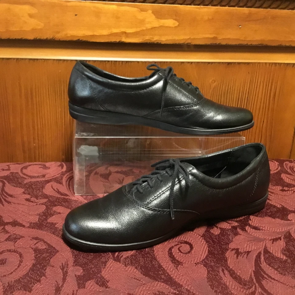 Easy Spirit EsMotion Mujer Talla 11NN Cuero Negro Oxford Zapatos para Caminar Nuevos Foto 2 de 4