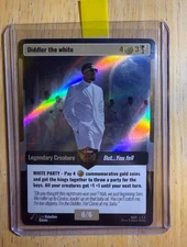 Diddler the White, Diddy,  World War Woke -  Rare, Holographic