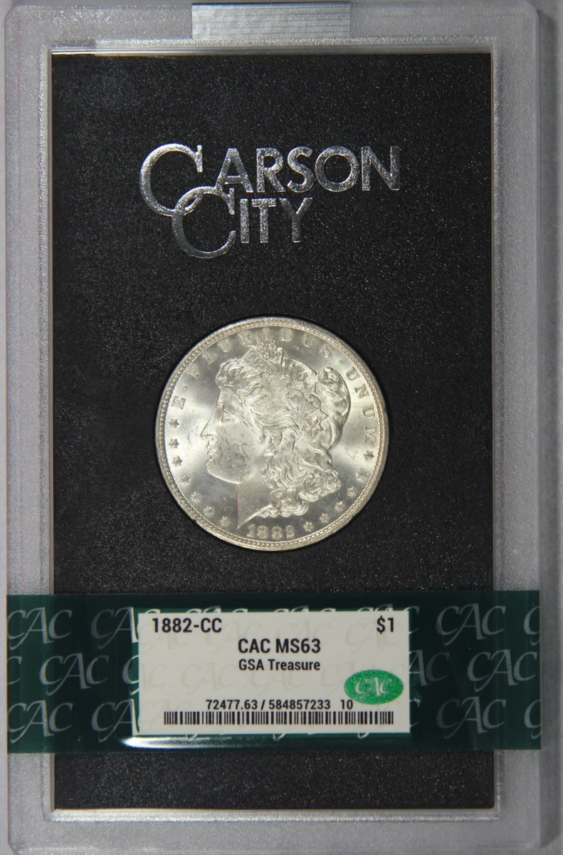 Carson City Grade MS 63 1882 Year Morgan US Dollars (1878-1921