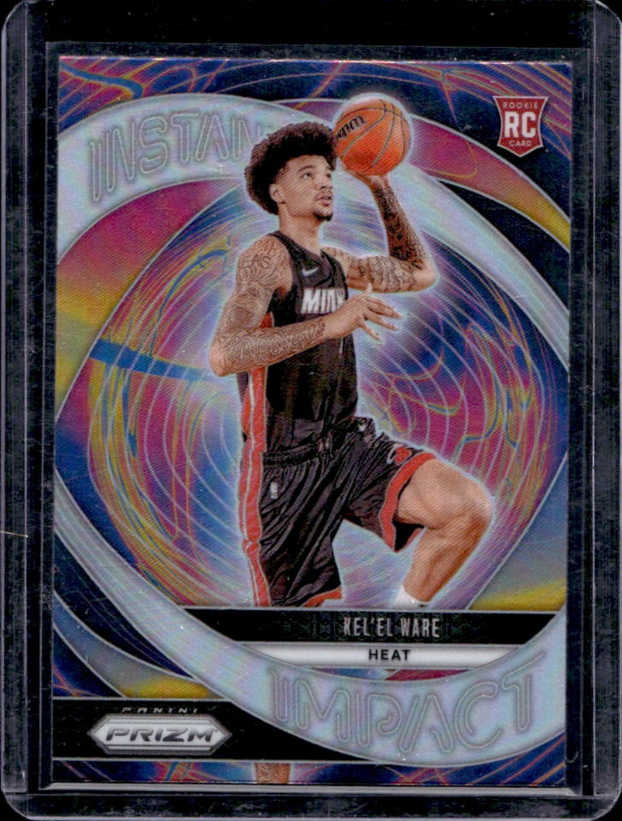2024-25 Panini Prizm Kel el Ware Instant Impact RC Silver Rookie #16 Heat