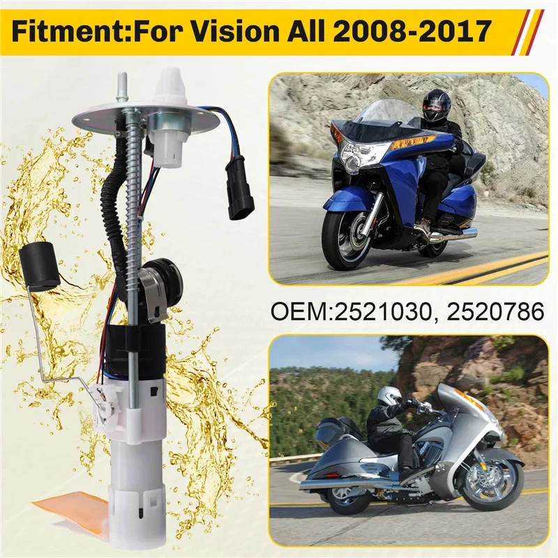 For Victory Vision All(08-2017) Motorcycle Replacement Fuel Pump 2521030 2520786 Foto 4 de 4