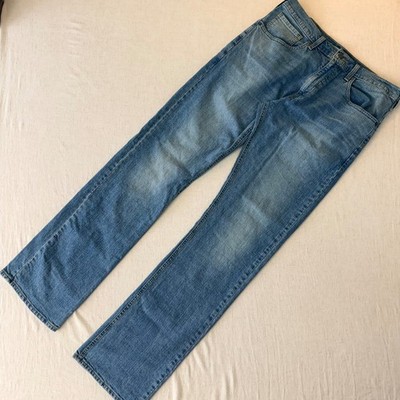 Levi Strauss Signature Gold Bootcut Jeans Mens W34 L36 Medium Wash Blue Stretch