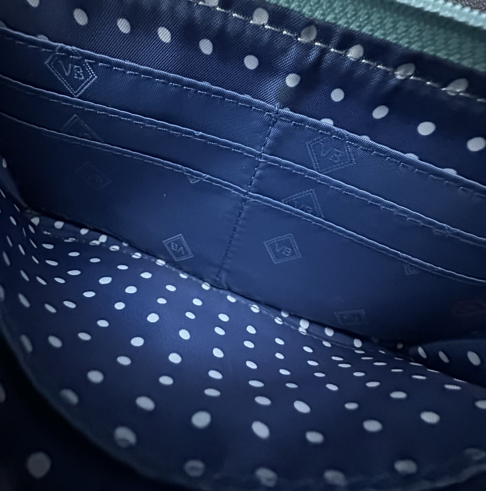 Vera Bradley Paisley Teal Wristlet Wallet