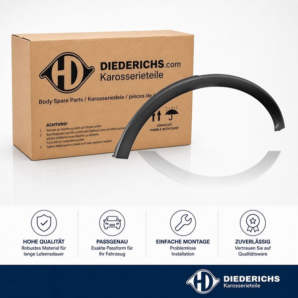 Zier Schutzleiste KotflÜGel Hinten Links Diederichs 4406167 FÜR Renault-image