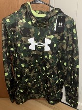 Under Armour Boys' Armour Fleece Big Logo Printed Hoodie Size YXL