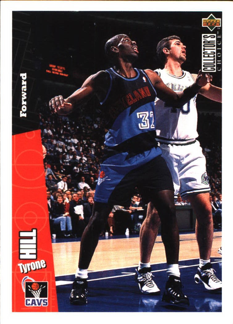 1996-97 Collector's Choice Tyrone Hill #32 Cleveland Cavaliers