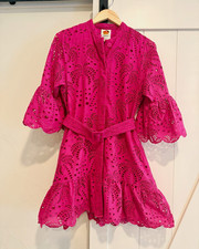 NWT Farm Rio Pink Palm Tree Mini Dress S