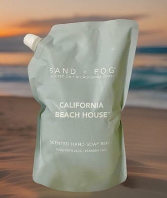 Sand + Fog Hand Soap Refill Viral California Beach House 34 oz made with Aloe