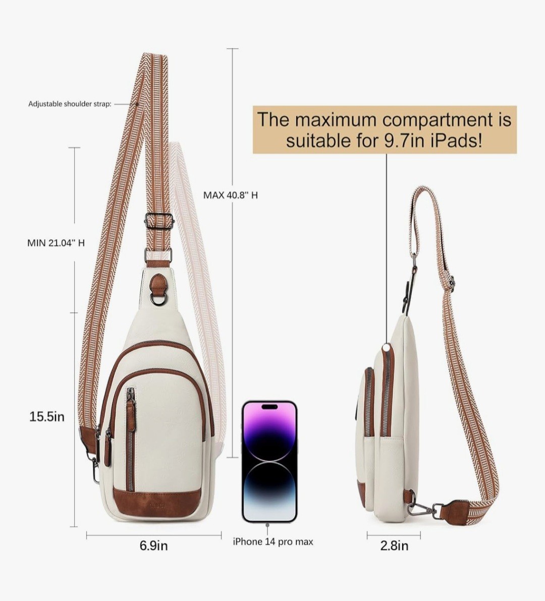 CLUCI Women's Crossbody Bag