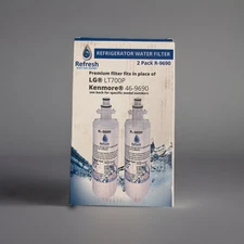 2 Kenmore 46-9690 / LG LT700P, ADQ36006101 Compatible Refrigerator Water Fil. 2X