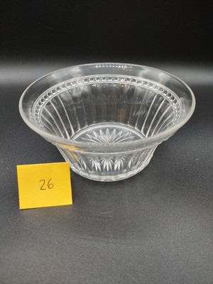 Imperial Glass Fancy Colonial Clear Bowl