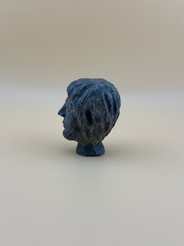 PHARAONIC ANCIENT EGYPTIAN HANDMADE AKHENATEN Daughter Black Stone Head (BS) - Picture 2 of 6