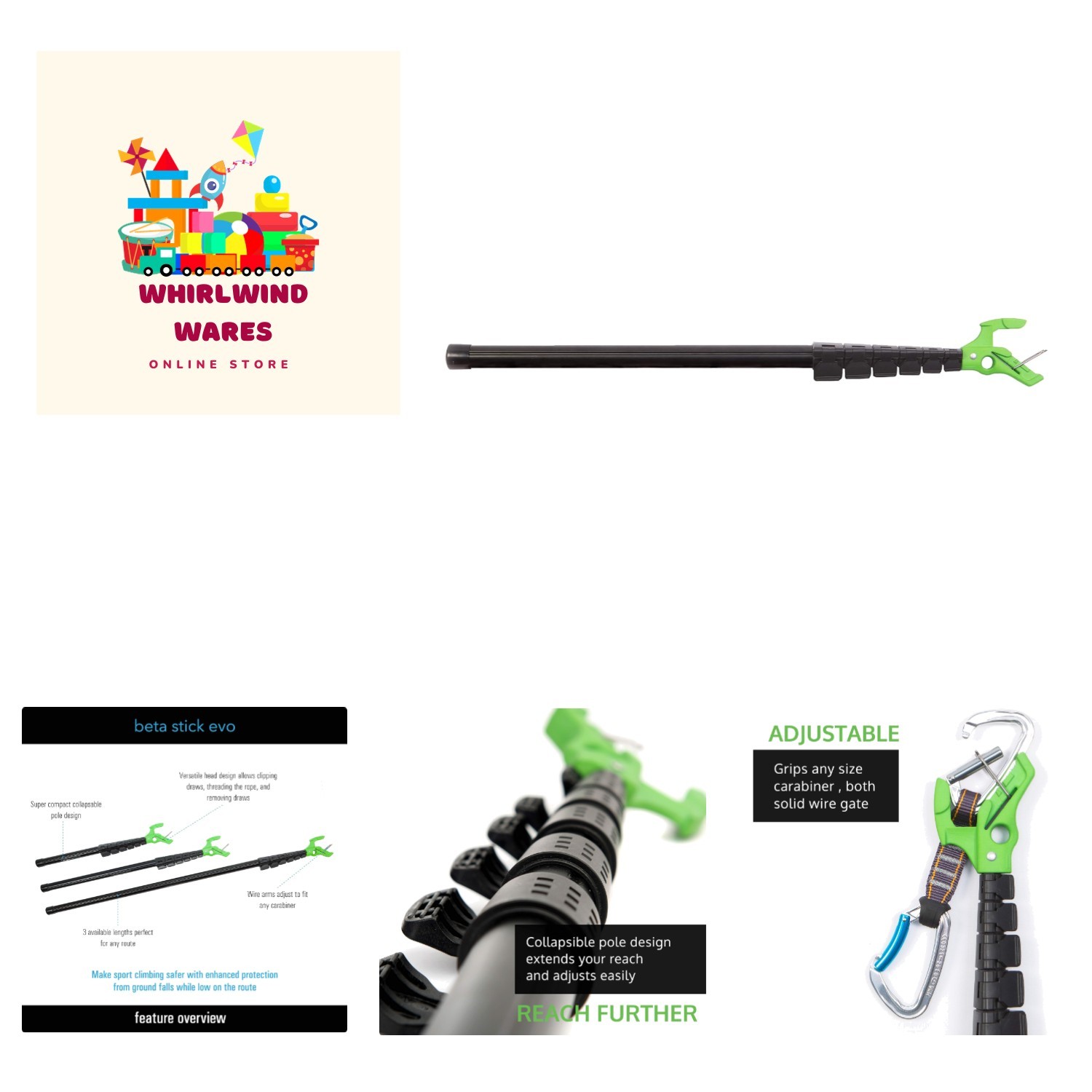 Beta Stick Evo | Herramienta de escalada, clip de palo