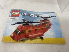 Lego 31003 Red Rotors Creator Helicopter Hovercraft Model Airport 2013