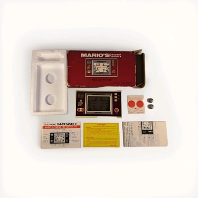 Nintendo Game Watch Mario's Cement Factory 
