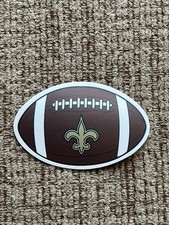 New Orleans Saints 2 inch Vinyl Football Sticker
