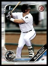 2019 Bowman Draft Peyton Burdick Miami Marlins #BD-74