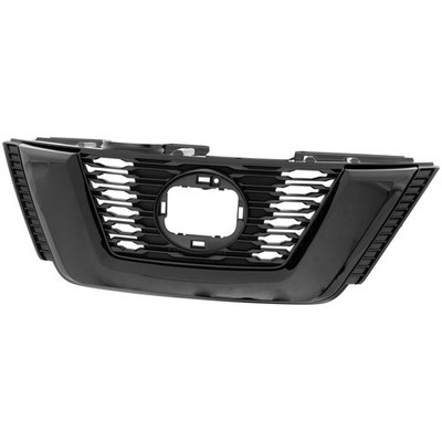 FRONT GRILLE; FOR USA BUILT MODELS; BLACK WITH BLACK MOLDING; FOR USE