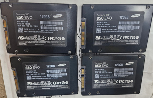 POSTEN 4x Samsung 850 EVO MZ-75E120 120GB 2.5 Zoll SATA SSD 7mm