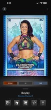 WWE Topps Slam Digital BAYLEY Elimination Chamber 26 Reinforced Glass Iconic 