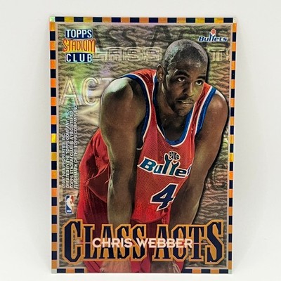 1996-97 Topps Stadium Club Class Acts Chris Webber/Juwan Howard #4 WSH
