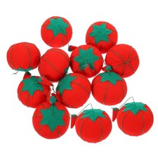 12 Pcs Simulated Tomato Sewing Kit Pin Cushion Embroidery Supply Accessory
