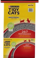 Purina Tidy Cat Non Clumping Cat Litter, 24/7 Performance Multi Cat Litter Odor