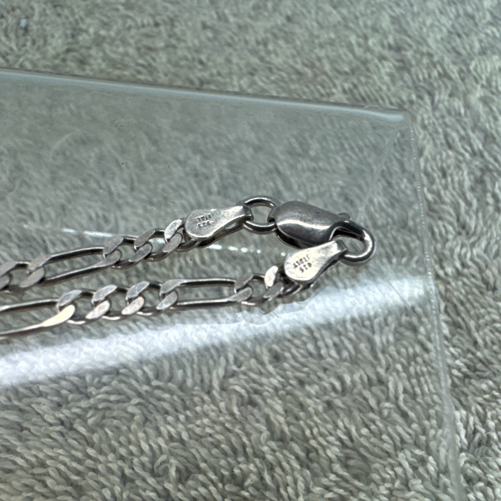 Solid Silver Mounted Tigers Eye Orb Pendant on So… - image 4