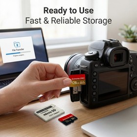 128GB + 32GB Micro SD Card Kit SD2VITA Adapter Fast Storage for PS Vita Console