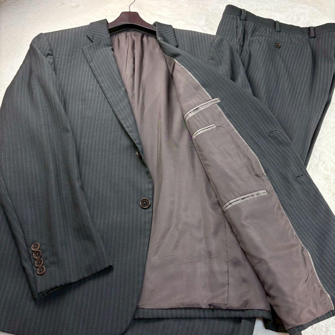 Armani Collezioni Black Suit 4XL 5L Jacket Pants Preowned