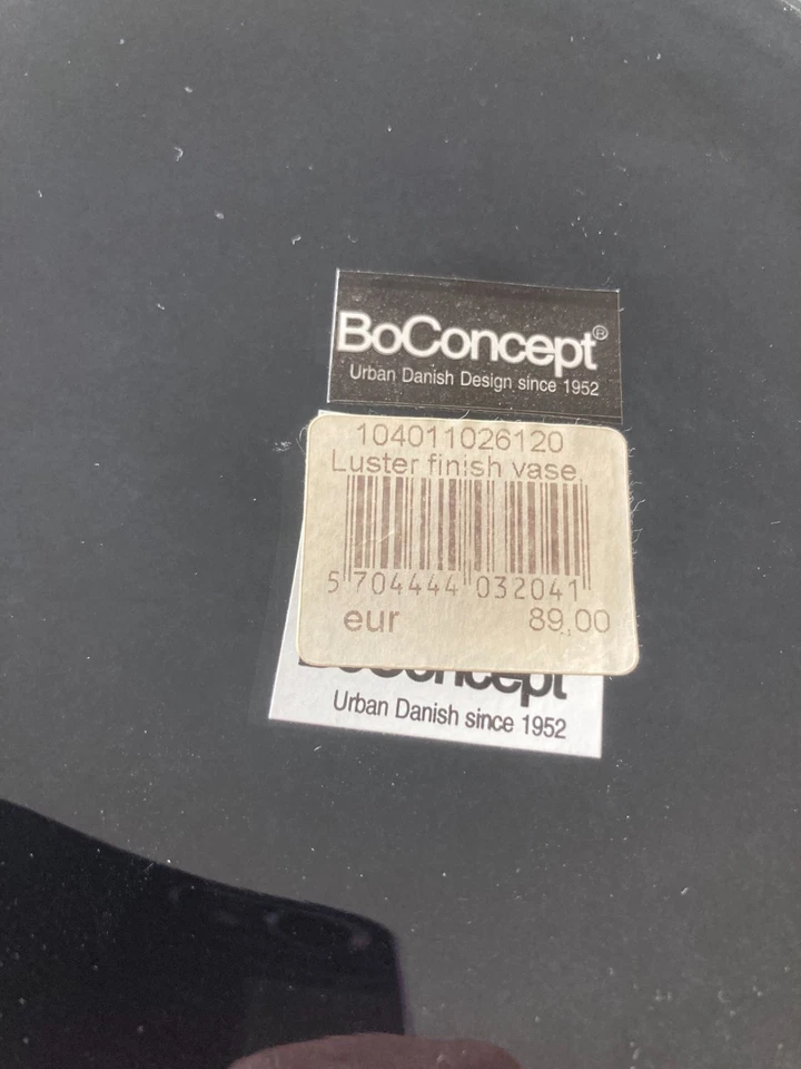 Edle, hochwertige schwarze Glasvasen von BoConcept - Bild 3 von 3