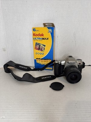 Pentax ZX-7 35-80 mm Film Camera & 6 Rolls Of Kodak Film