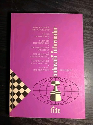 1977 VOL 22 FIDE CHESS INFORMANT ŠAHOVSKI INFORMATOR STRATEGY CHESS NOTATION