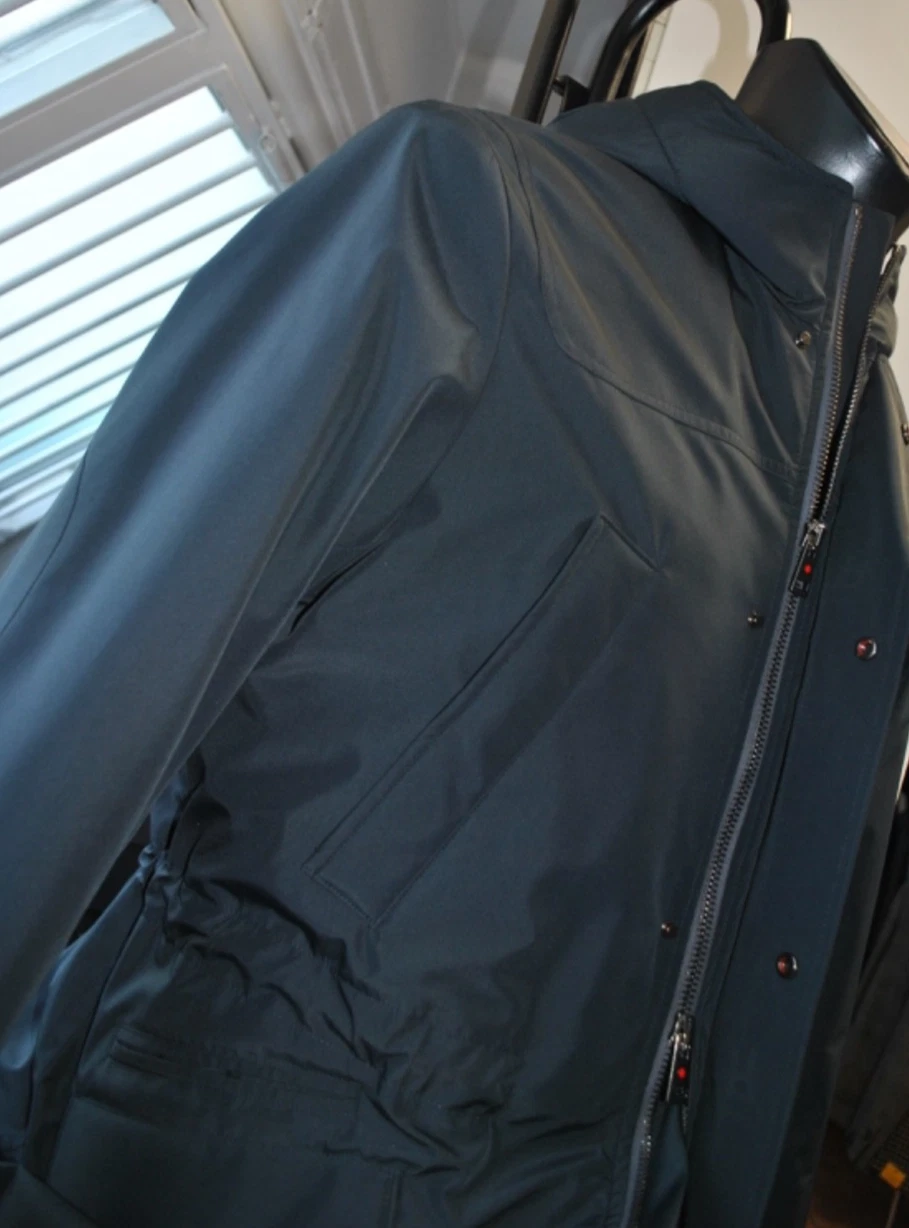 KIRED BY KITON NAPLES WARM PADDED COAT 1450.00 POSTER. SZ 50 BLU - product detail image 10