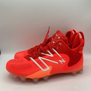 New Balance FreezeLX v4 Lacrosse Cleats Mens Size 6.5 White/Black/Crimson Red New Balance Freeze V4 Low White/Crimson Lacrosse Cleats main image 2