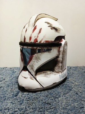 Star Wars Phase 1 Clone Trooper Helmet Wearable Cosplay Weathered 3d Printed
