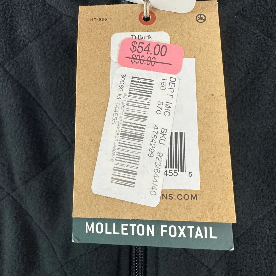 Nuevo con etiquetas Chaleco polar Royal Robbins cola de zorro ligero para mujer medio negro Dillards NUEVO Foto 4 de 4