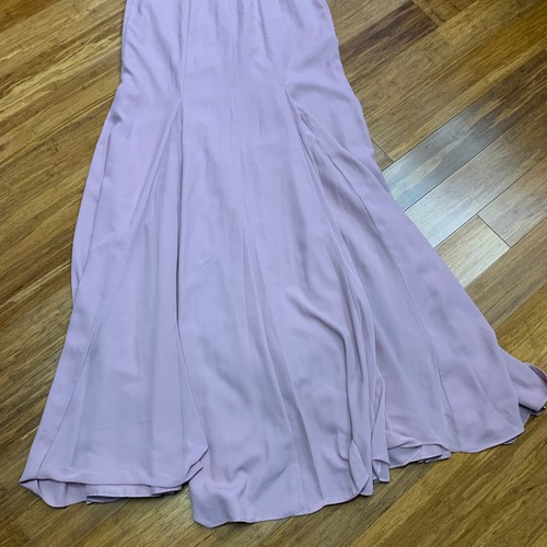 Vera Wang White David's Bridal Gown Size 2 VN Crepe Quartz Bridesmaid Dress NWT - Picture 6 of 8