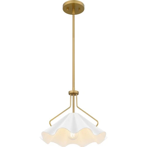 Aged Brass One Light Pendant from the Quoizel Pendant Collection - Picture 4 of 6