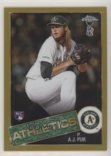 2020 Topps Chrome Ben Baller Edition Gold Refractor 30/50 AJ Puk #85TC-14 0a2m
