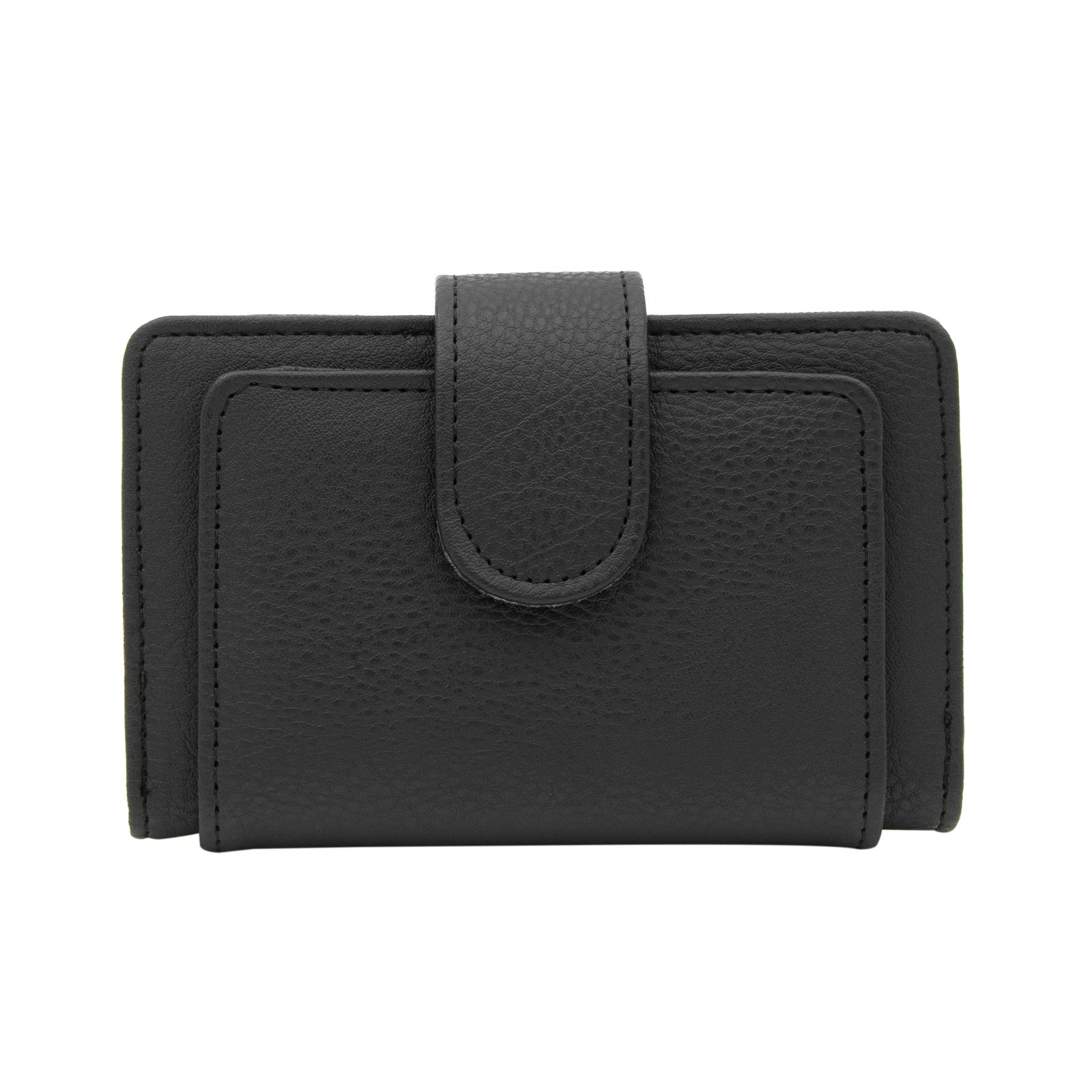 Женский кошелек из искусственной кожи Gold Coast черного цвета с технологией RFID 2890₽