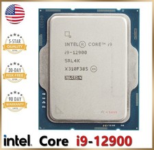 Intel Core i9-12900 CPU SRL4K Max Turbo 5.10GHz 16-Cores LGA-1700 12th Gen