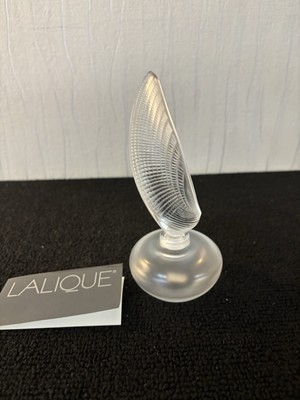 Parfümflakon 'Plume' Aus Lalique Kristall