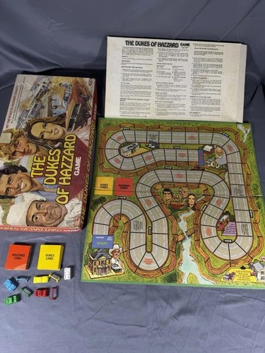 Vintage 1981 Ideal The Dukes Of Hazzard Board Game Complete Read