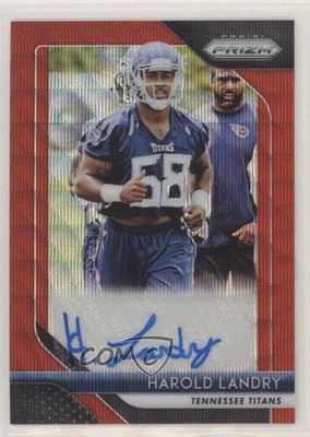 2018 Panini Prizm Rookie Red Wave Prizm 82/199 Harold Landry #RA-HL Auto RC 0a6